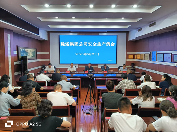 隴南市隴運(yùn)集團(tuán)公司召開2026年5月份安全生產(chǎn)例會(huì)